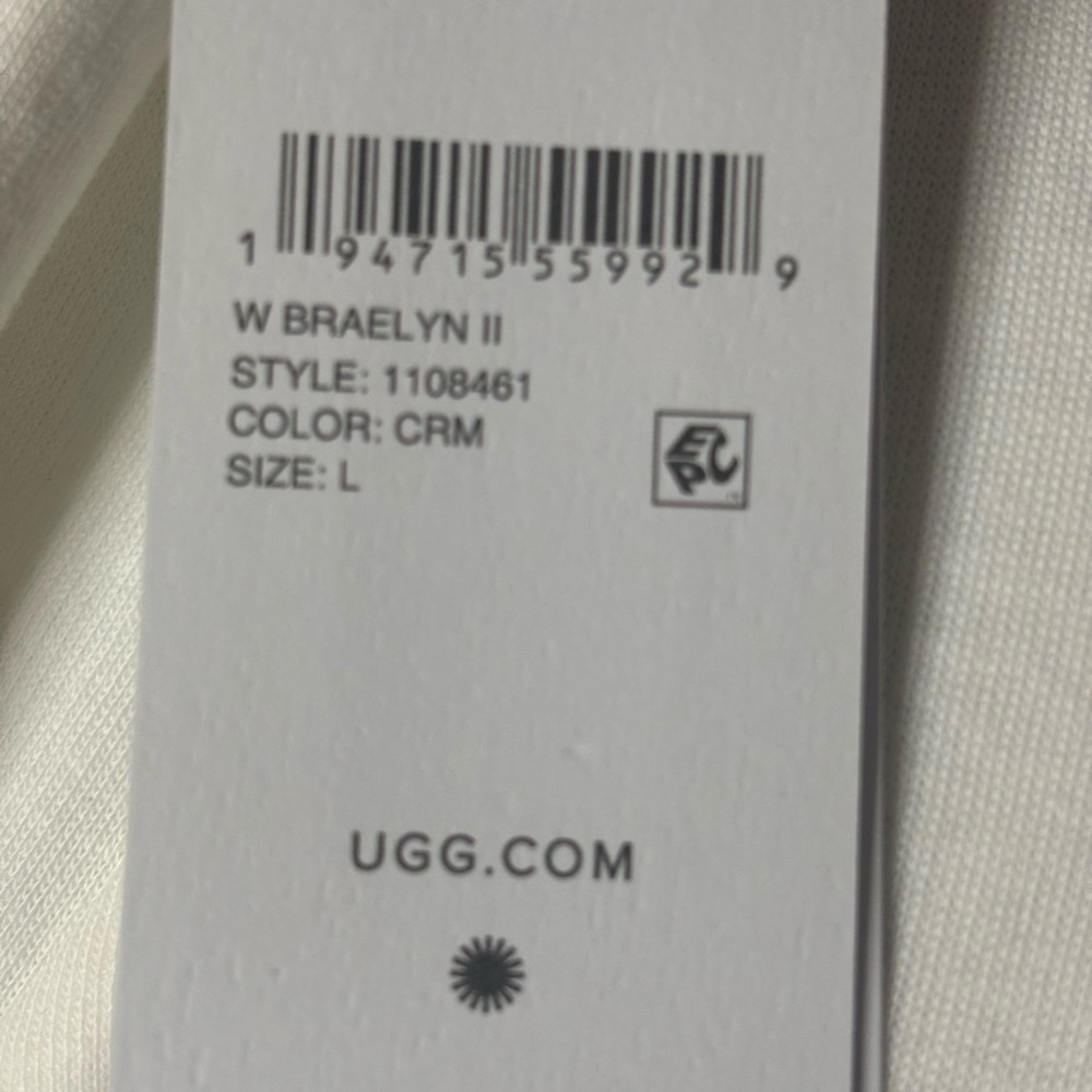 UGG Cream Plush Robe - Picture 2 of 2